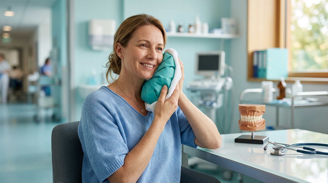 Comfortable recovery after surgical wisdom tooth removal